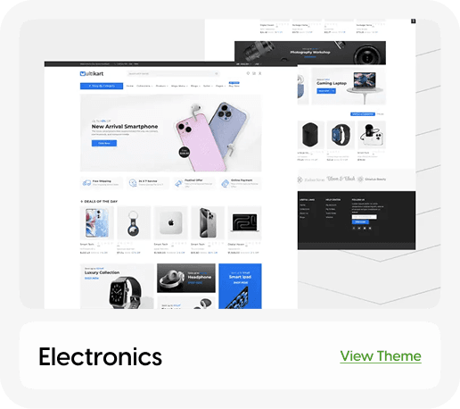 Electronics theme preview