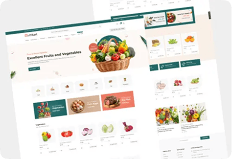 Grocery theme preview